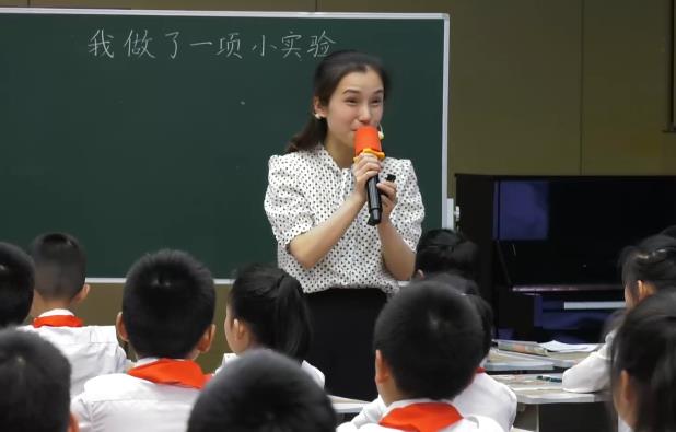宋霞，《我做了一項小實驗》，三年級下冊習作，第四單位