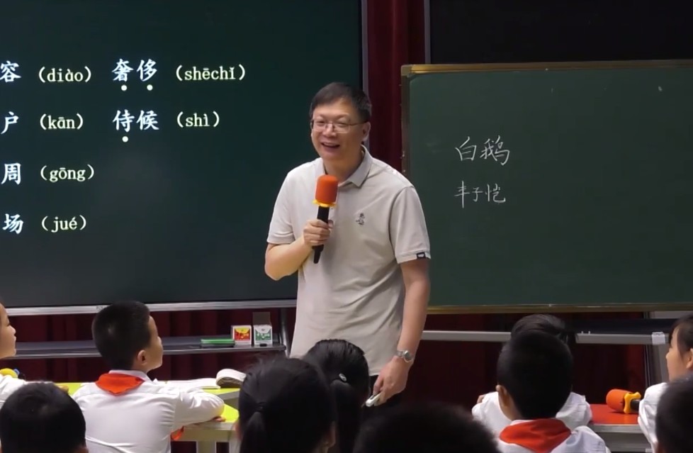 薛法根，《白鵝》，四年級(jí)下冊(cè)，第四單元