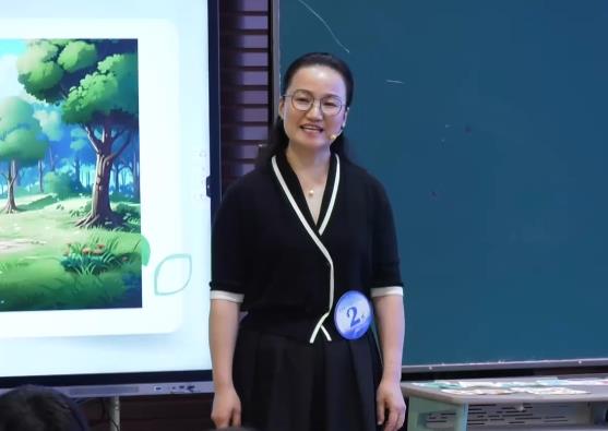 張宜，《春天的童話(huà)》，三年級(jí)下冊(cè)，第二單元，西師版