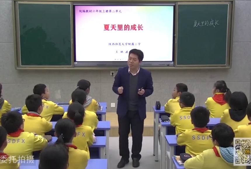 王林波《夏天里的成長(zhǎng)》+微講座，六年級(jí)上冊(cè)五單元